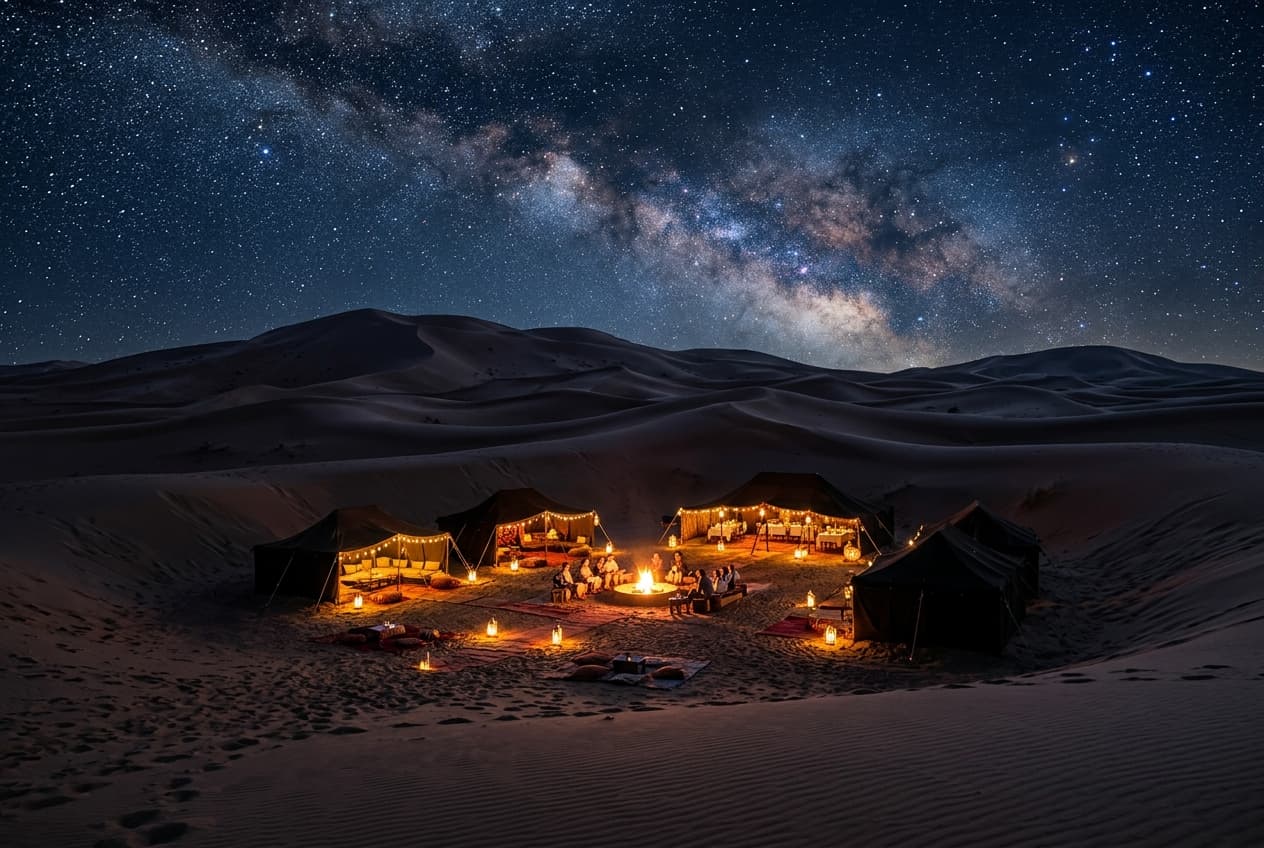Sahara desert dunes